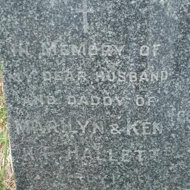 HALLETT K.F. 1929-1953