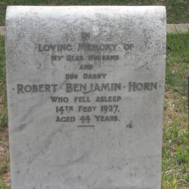 HORN Robert Benjamin -1927