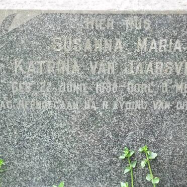 JAARSVELDT Susanna Maria Katrina, van 1888-195?