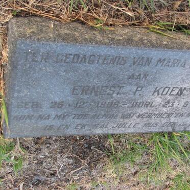 KOEN Ernest P. 1906-1961