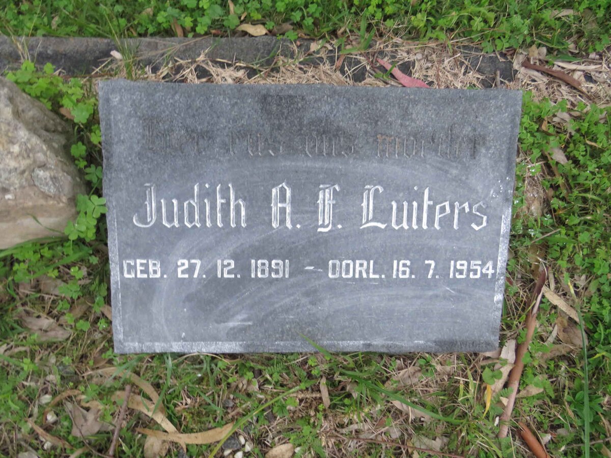 LUITERS Judith A.F. 1891-1954