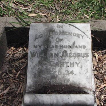 MCCARTHY William Jacobus