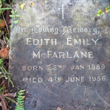 MCFARLANE Edith Emily 1889-1956