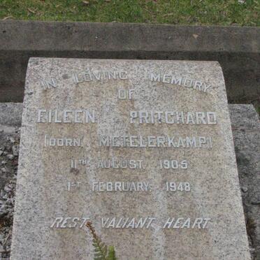 PRITCHARD Eileen nee METELERKAMP 1905-1948