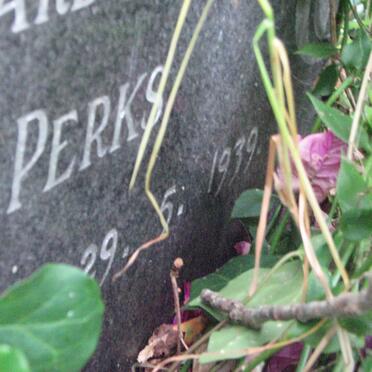 PERKS Jane Charlotte 1878-1963 :: PERKS Richard Gerald  1905-1939