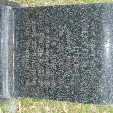 ROOYEN Florence Francis, van nee SMITH 18?1-1946