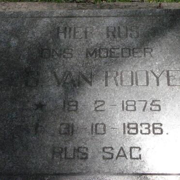 ROOYEN B., van 1875-1936