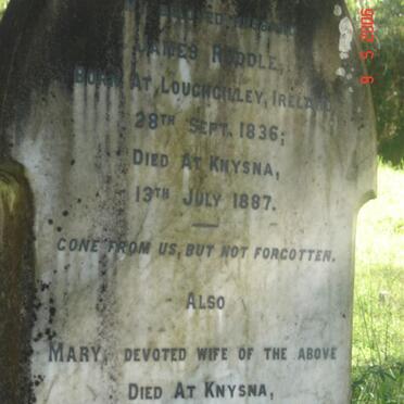 RUDDLE James 1836-1887 &amp; Mary -1906