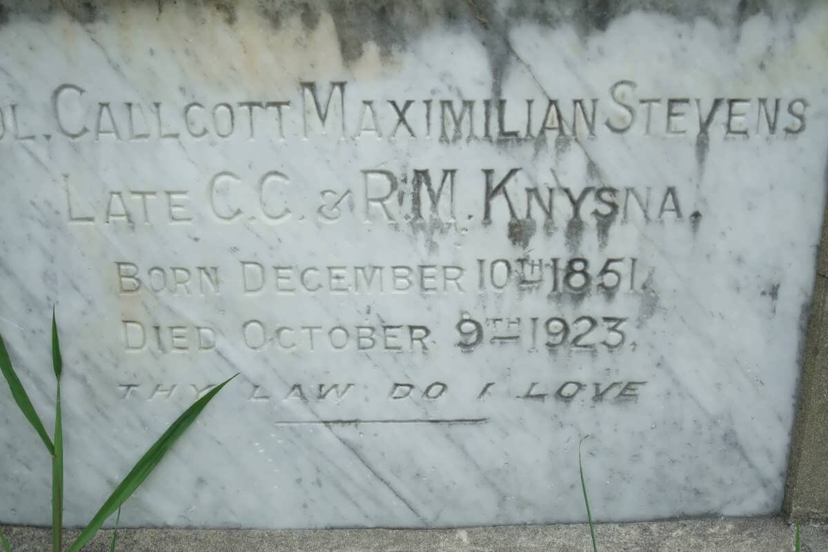 STEVENS Callcott Maximillian 1851-1923