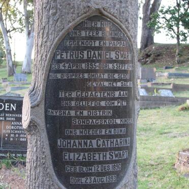 SWART Petrus Daniel 1895-1949 &amp; Johanna Catharina Elizabeth BLOM 1896-1993