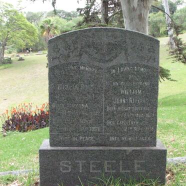 STEELE William John Ritchie 1879-1958 &amp; Digelia Ross 1902-1967