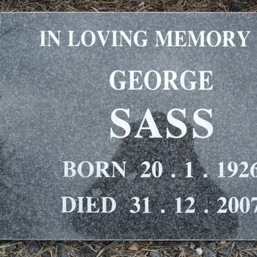 SASS George 1926-2007