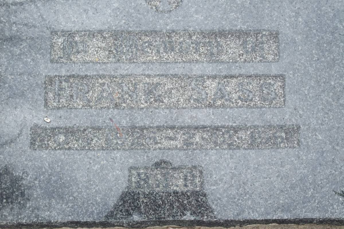 SASS Frank 1926-196?