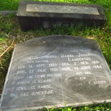 STEYN Daniel Johannes Lambertus 1891-1984 & Cornelia Johanna LUITERS 1893-1961