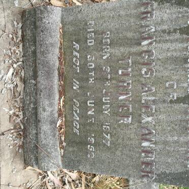 TURNER Francis Alexander 1877-1952