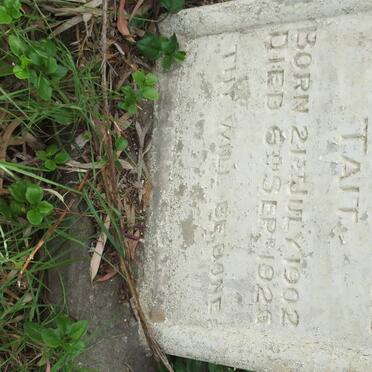 TAIT Charles Francis 1902-1925