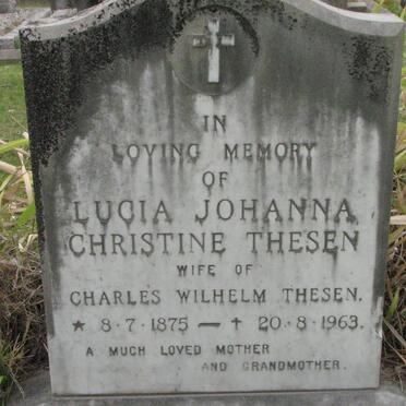 THESEN Lucia Johanna Christine  1875-1963