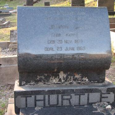 THURTLE Johanna G. 1879-1965