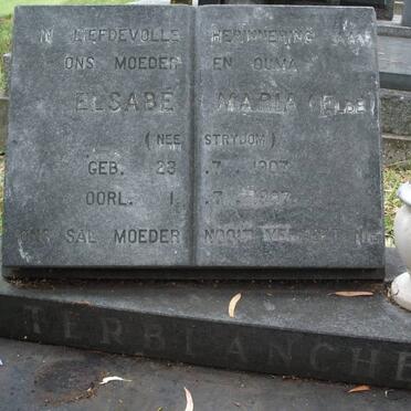 TERBLANCHE Elsabe Maria nee STRYDOM 1907-1987