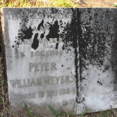 WEYERS Peter William 1884-1973