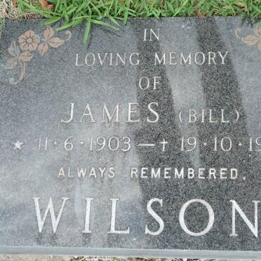 WILSON James 1903-1956
