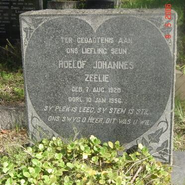 ZEELIE Roelof Johannes 1920-1956