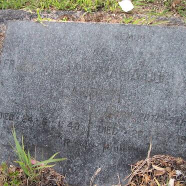 ? F. -1940 &amp; Maria POTGIETER -1957