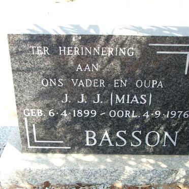 BASSON J.J.J. 1899-1976