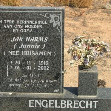 ENGELBRECHT Jan Harms nee HUISAMEN 1916-2002