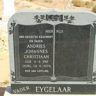 EYGELAAR Andries Johannes Christiaan 1911-1974