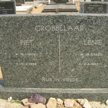 GROBBELAAR Piet 1906-1986 &amp; Lenie 1920-1983