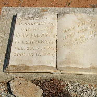 HUISAMEN Elsie nee STEENKAMP 1874-1949