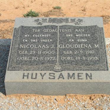 HUYSAMEN Nicolaas J. 1900-1972 &amp; Gloudiena M. 1910-1993