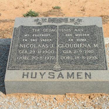 HUYSAMEN Nicolaas J. 1900-1972 &amp; Gloudiena M. 1910-1993