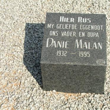 MALAN Danie 1932-1995