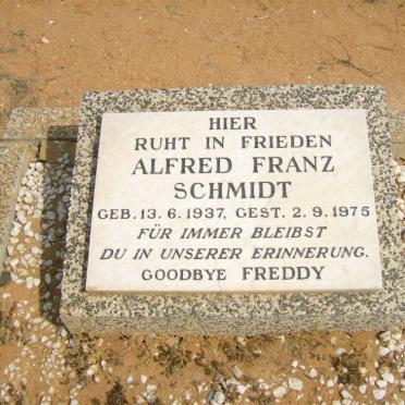 SCHMIDT Alfred Franz 1937-1975