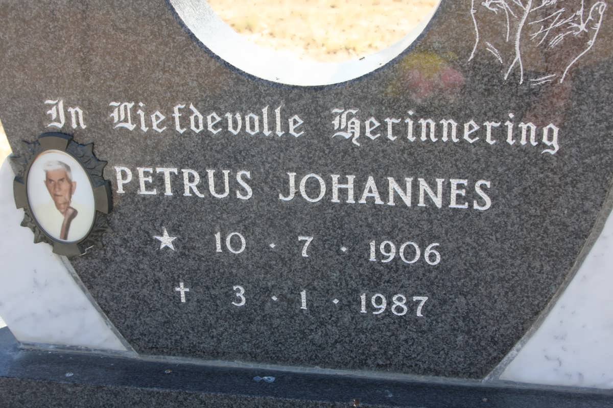 BOTHA Petrus Johannes 1906-1987