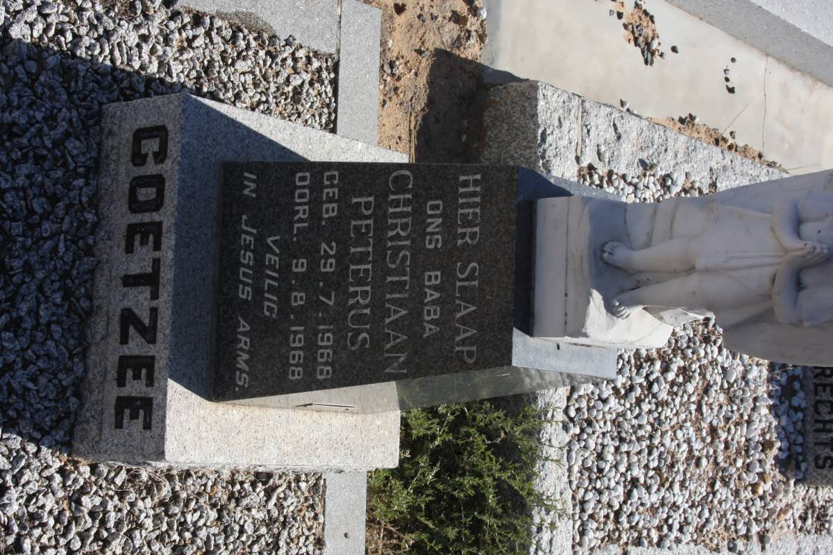 COETZEE Christiaan Peterus 1968-1968