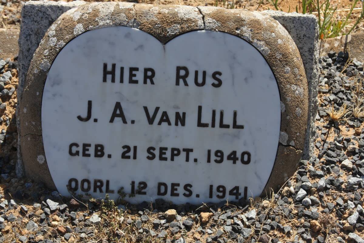 LILL J.A., van 1940-1941