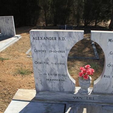LILL Alexander B.J., van 1908-1998 &amp; Magdalena J.C. BOTHA 1909-1983
