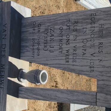 MERWE Izak J.J., van der 1909-1977