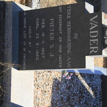 MARAIS Pieter S.J. 1907-1963