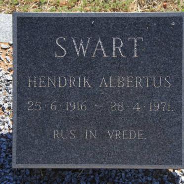 SWART Hendrik Albertus 1916-1971