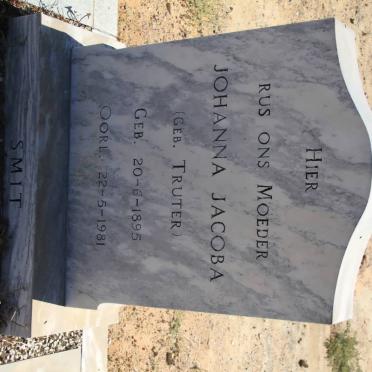 SMIT Johanna Jacoba nee TRUTER 1895-1981