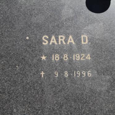SMIT Frans J.H. 1917-1994 &amp; Sara D. 1924-1996 
