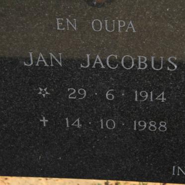 SWARTS Jan Jacobus 1914-1988
