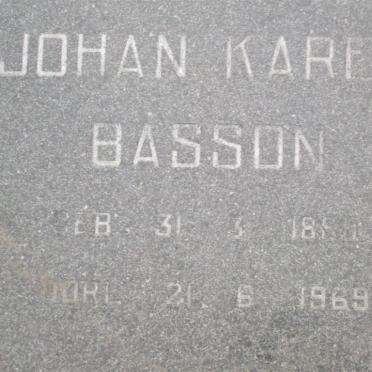 BASSON Johan Karel 1898-1969