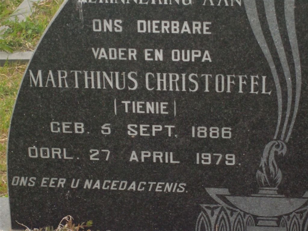 BOTHA Marthinus Christoffel 1886-1979