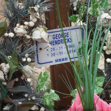 HENDRICKS George 1966-2014