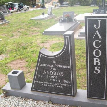 JACOBS Andries 1936-2000